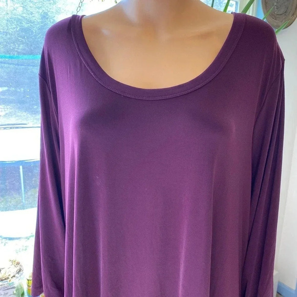 Women Within Stretchy Comfortable Summer Top Blouse Women Plus Size 2X 26/28 - Picture 5 of 6